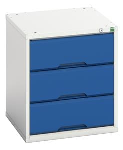 Verso 525 x 550 x 600H Bench Drawer unit Verso Bench Drawers and Cupboards 57/16925003.11 Verso 525 x 550 x 600H Drawer Cabinet.jpg